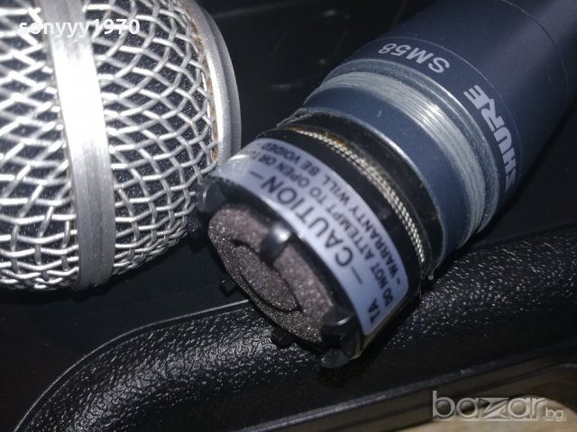 shure sm58-microphone-професионален-жичен, снимка 11 - Микрофони - 20974109