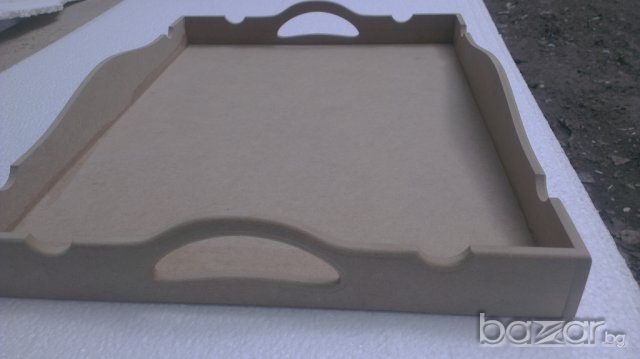 Поднос от МДФ с прави страни, снимка 3 - Други - 7432603