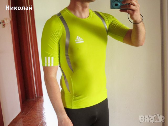 adidas TechFIT Powerweb Compression Tee , снимка 7 - Тениски - 25369830