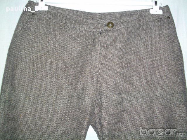 Вълнен панталон с широки крачоли "Miss Etam"plus size / голям размер , снимка 2 - Панталони - 17270326