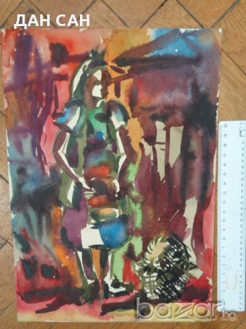 няколко графика живопис акварел пастел темпера масло туш въглен, снимка 3 - Картини - 20024459