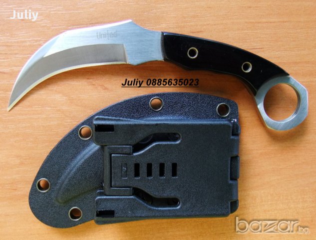 Карамбит с фиксирано острие United Claw Cutter, снимка 5 - Ножове - 11102993