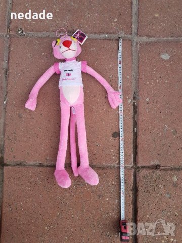 ВИСОЧИНА 57см Пинко розовата пантера плюшена играчка чисто нов pink panther, снимка 3 - Плюшени играчки - 22081648