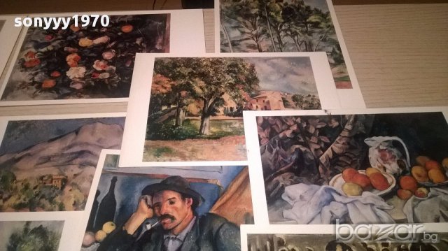 Paul cezanne-21/15см колекция от 16броя, снимка 12 - Антикварни и старинни предмети - 16196335