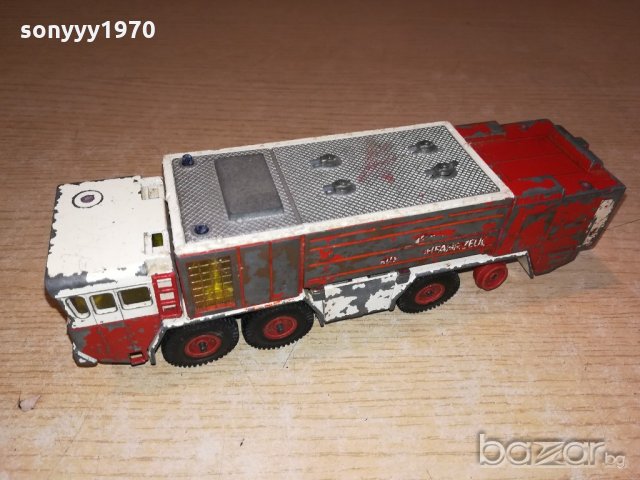 made in germany-маркова пожарна метална кола-20х6х5см, снимка 7 - Колекции - 20900877
