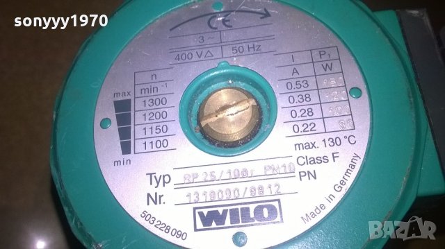 wilo-made in germany-400v-внос швеицария, снимка 4 - Водни помпи - 22004115