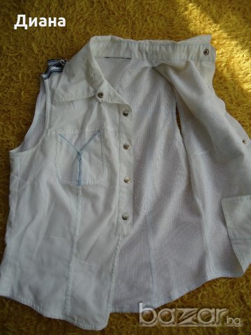 Оригинална дамска блуза без ръкави, снимка 5 - Корсети, бюстиета, топове - 18350422