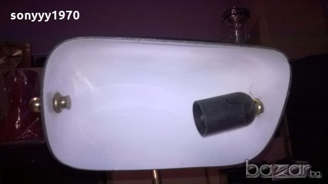 АНТИКА-ретро колекция-мед/месинг/мрамор-40х27х25см-внос франция, снимка 13 - Антикварни и старинни предмети - 20004910