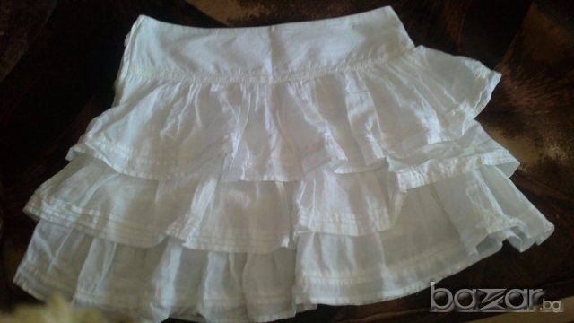 Бяла лятна пола, снимка 2 - Поли - 7822356