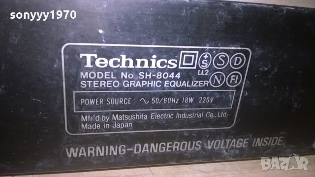 ПОРЪЧАН-technics sh-8044 equalizer-made in japan-внос italy, снимка 14 - Ресийвъри, усилватели, смесителни пултове - 25847116