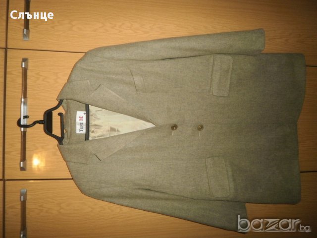 Манто сиво/зелено, снимка 6 - Палта, манта - 16421761