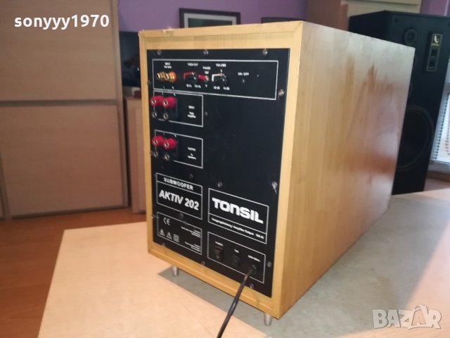tonsil aktiv 202 subwoofer-amplifier-100w-внос швеицария, снимка 6 - Тонколони - 21697378