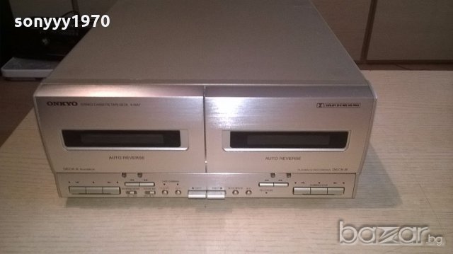 onkyo deck-made in japan-внос швеицария, снимка 6 - Ресийвъри, усилватели, смесителни пултове - 18297686
