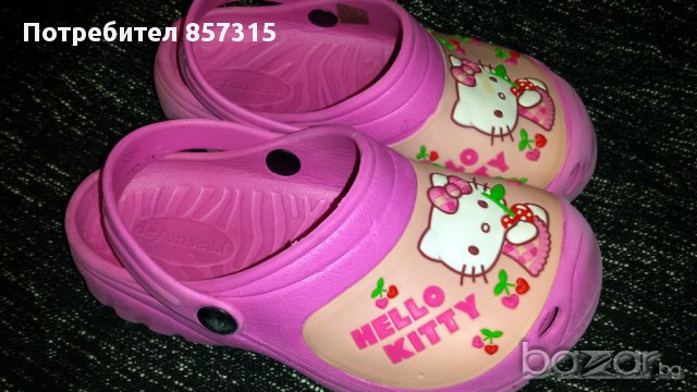 Кроксове Hello Kitty №28, снимка 2 - Детски сандали и чехли - 9710597