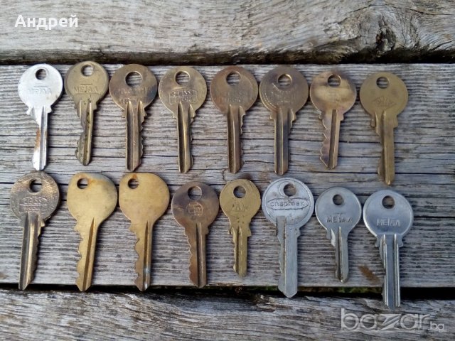 Стар секретен ключ,ключета, снимка 2 - Антикварни и старинни предмети - 16772982