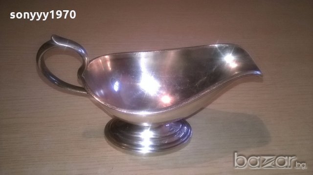 wellner-маркова сосиера-сребро-20х12х9см-внос швеицария, снимка 2 - Антикварни и старинни предмети - 18267065