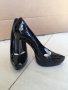 Aldo обувки на ток от черен лак с платформа N38, снимка 2