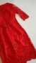 Червена рокля дантела , снимка 5