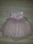Детска розова бутикова рокля принцеса внос от чужбина 