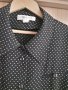 CELEBRE - дамска дълга черно-бежова риза, снимка 3