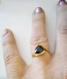ЗАПАЗЕНА ЦЕНА ДО ИЗЧЕРПВАНЕ!златен пръстен с турмалин 2.95 грама, размер №50, снимка 6