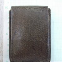 Калъф от естествена кожа за цигари от магазин "СБХ" от соца, снимка 3 - Други ценни предмети - 26057478