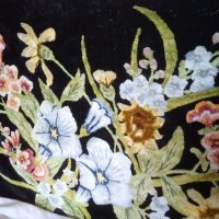 Кафьор за стена плюш декор цветя, снимка 9 - Антикварни и старинни предмети - 25553929