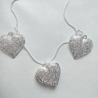 Сребърен комплект "Любов ", снимка 4 - Бижутерийни комплекти - 23869454
