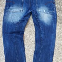 G Star Jeans Grayson Straight Fit Medium Aged, снимка 5 - Дънки - 26041761