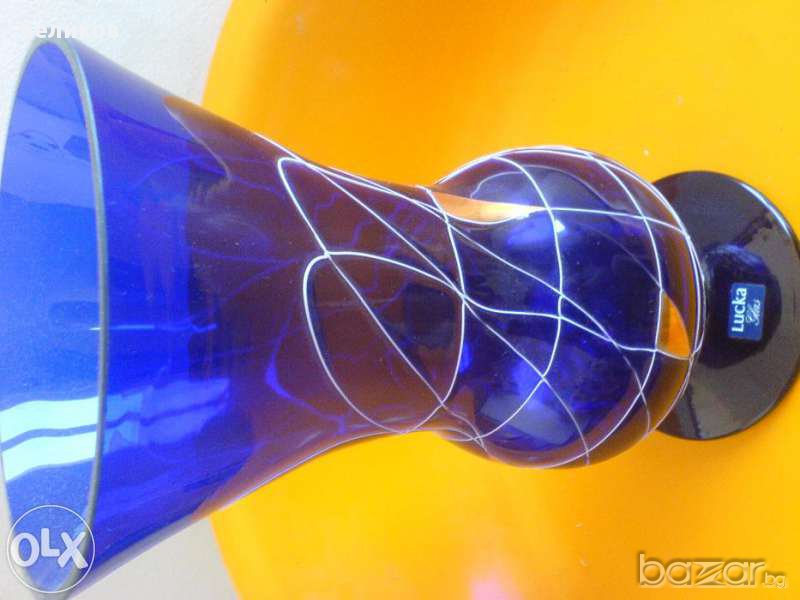 НОВА Немска ръчно изработена ваза , снимка 1