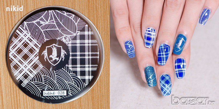   много видове кръгла плочка / щампа шаблон за печат на нокти + подарък, снимка 1