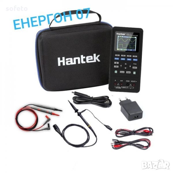 Hantek 2D72 двуканален портативен осцилоскоп генератор на сигнали, снимка 1