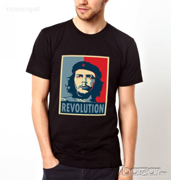  НОВО! Мъжка тениска ЧЕ ГЕВАРА / CHE GUEVARA REVOLUTION! Поръчай тениска по твой дизайн! , снимка 1