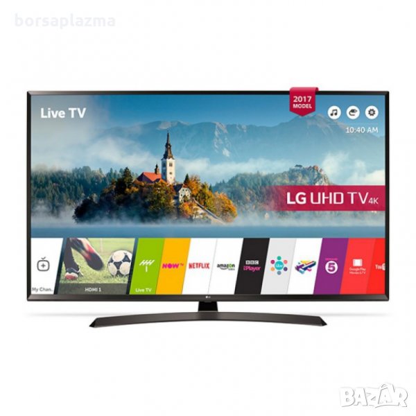 LG 49UJ634V Резолюция 3840 x 2160 пиксела СЪСТОЯНИЕ: Демонстрационен артикул.  Гаранция: 24 месеца., снимка 1