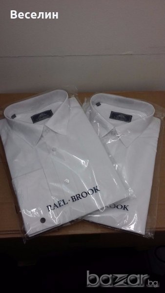 Продавам ОФИЦЯЛНИ АНГЛИЙСКИ мъжки ризи  марка: ' REAL BROOK' и 'FELLINI'., снимка 1