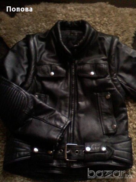  Уникално яке от естествена кожа , снимка 1