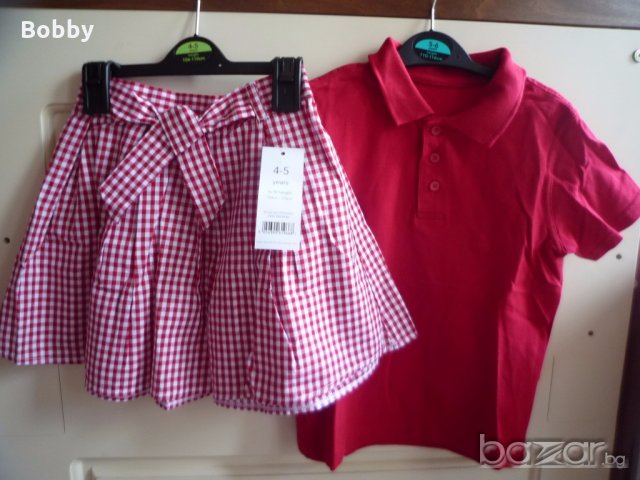 Нови 2 блузки GEORGE 4-5 години, снимка 5 - Детски тениски и потници - 18209383