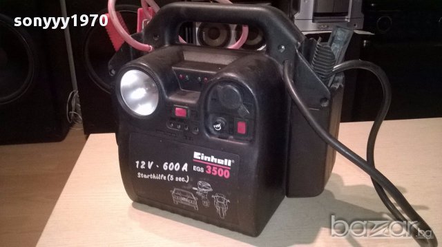 Einhell egs 3500-12v 600a-starthilfe-внос швеицария, снимка 3 - Аксесоари и консумативи - 15172796