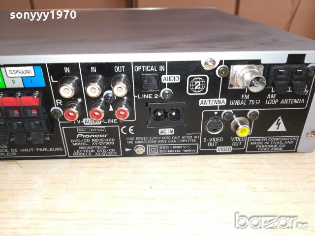 pioneer dvd receiver-внос швеицария, снимка 18 - Ресийвъри, усилватели, смесителни пултове - 21347648