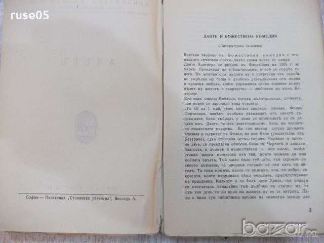 Книга "Адътъ - Данте" - 160 стр., снимка 3 - Художествена литература - 18936640