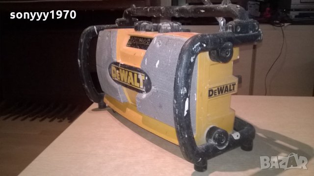 dewalt-made in germany-строително радио-внос англия, снимка 8 - Ресийвъри, усилватели, смесителни пултове - 23429379
