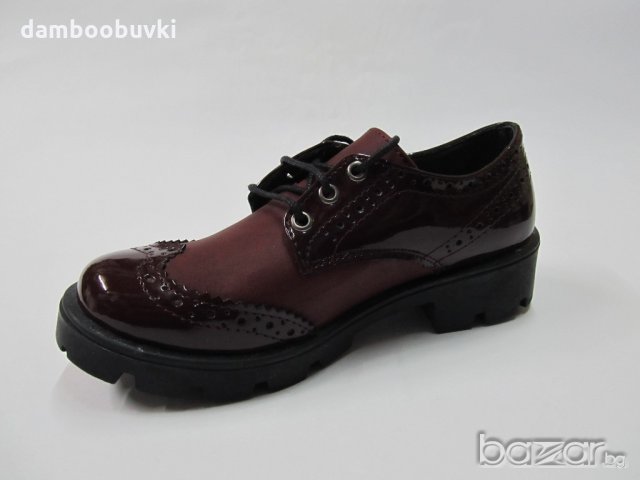 Детски обувки PONKI с платформа бордо, снимка 3 - Детски маратонки - 20675516