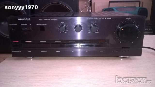поръчан-grundig v5200 amplifier-made in germany-внос швеицария, снимка 7 - Ресийвъри, усилватели, смесителни пултове - 14209308