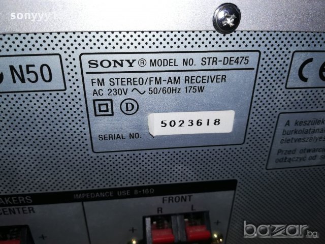 sony stereo receiver-5 chanel-внос швеицария, снимка 18 - Ресийвъри, усилватели, смесителни пултове - 21409699