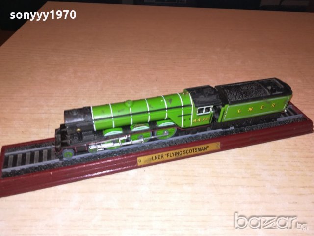 lner flying scotsman-ретро колекция-внос швеицария-30х6х5см, снимка 2 - Колекции - 20894089