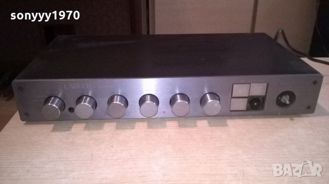 USA-carver c-2 preamplifier-made in u.s.a.120volts-внос швеицария, снимка 2 - Ресийвъри, усилватели, смесителни пултове - 22535095