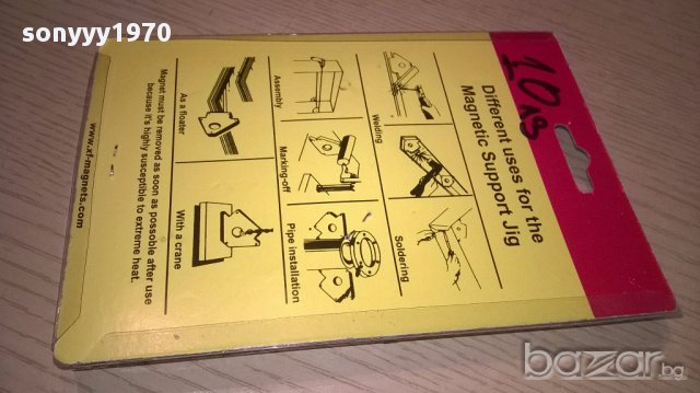 Магнитен държач ъглов до 12кг-нов за заваряване, снимка 6 - Други инструменти - 14919763