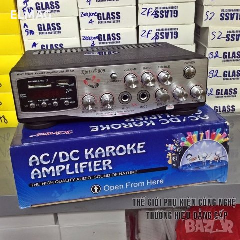 ДОМАШЕН УСИЛВАТЕЛ + КАРАОКЕ "Kinter 009" Мp3, Usb, Sd, РАДИО, ДИСТАНЦИОННО , снимка 2 - Аудиосистеми - 22103790