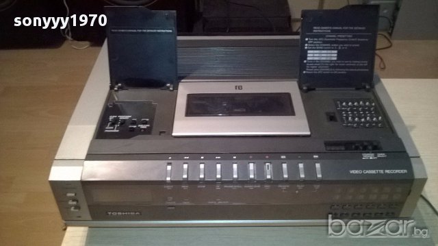 Toshiba v-8659 made in japan-ретро/колекция-внос швеицария, снимка 6 - Ресийвъри, усилватели, смесителни пултове - 16158896