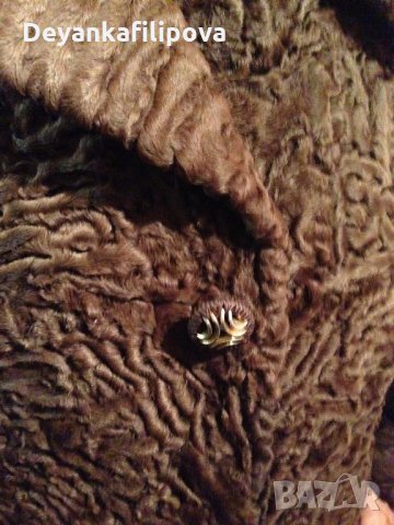 Кожено палто-АСТРАГАН -естествена кожа М, снимка 8 - Палта, манта - 23714996